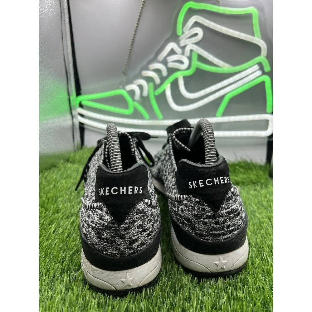 Skechers Black/White Air Cooled Memory Foam Shoes Women's‎ Size 8.5 SN884